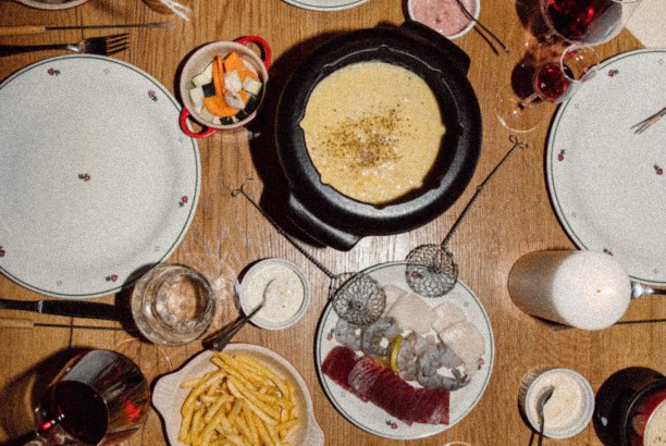 Käsefondue im Restaurant Ennshof